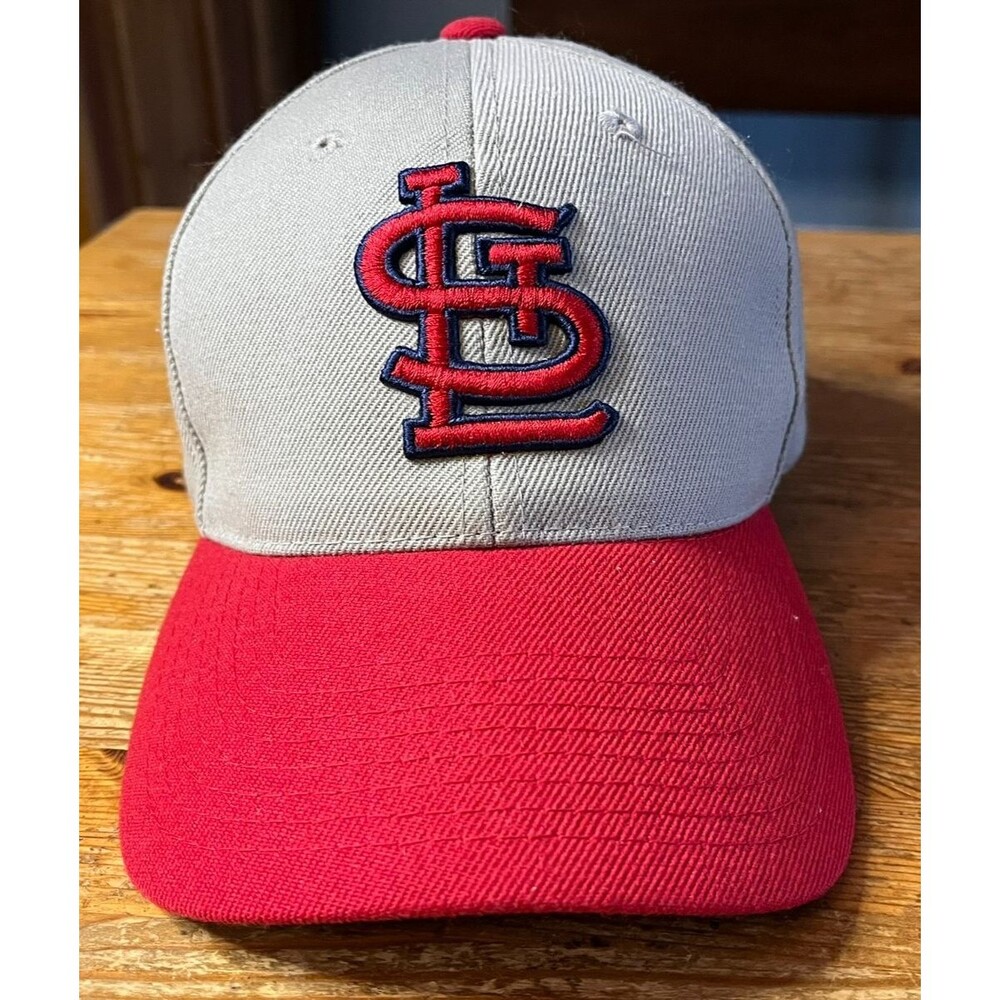 St. Louis Cardinals Hat Gray Red Adjustable Strap Back MLB Sports Specialties